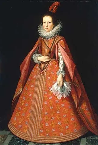Portrait of Margherita de' Medici, by Justus Sustermans, oil, 1622