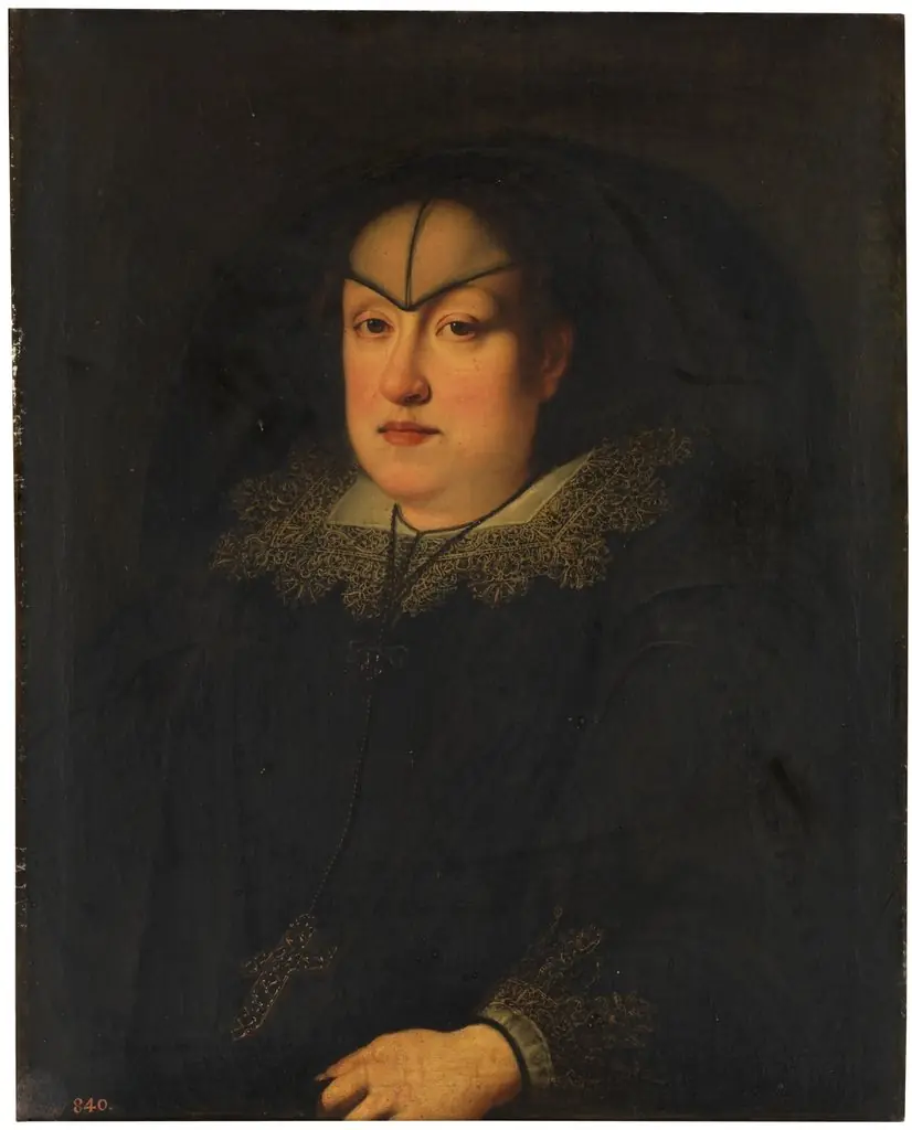 Portrait of Maria Maddalena of Austria as a widow