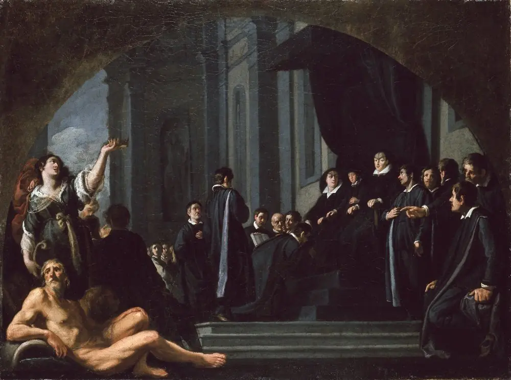 The Senators of Florence swearing Allegiance to Ferdinando II de' Medici, by Justus Sustermans