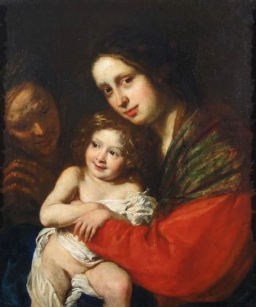 Maria cu Pruncul și Sfânta Ana, by Justus Suttermans, unspecified