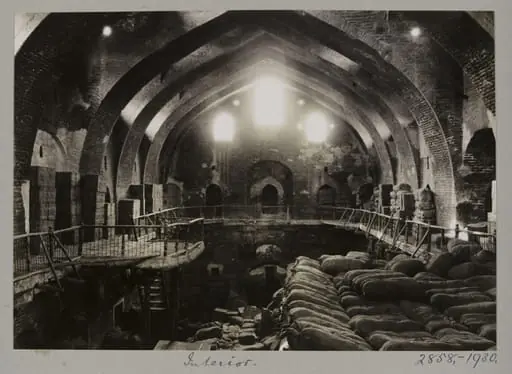 Interior of Khan Othma also known by Khan Murjan, Bagdad, by K.A.C. Creswell