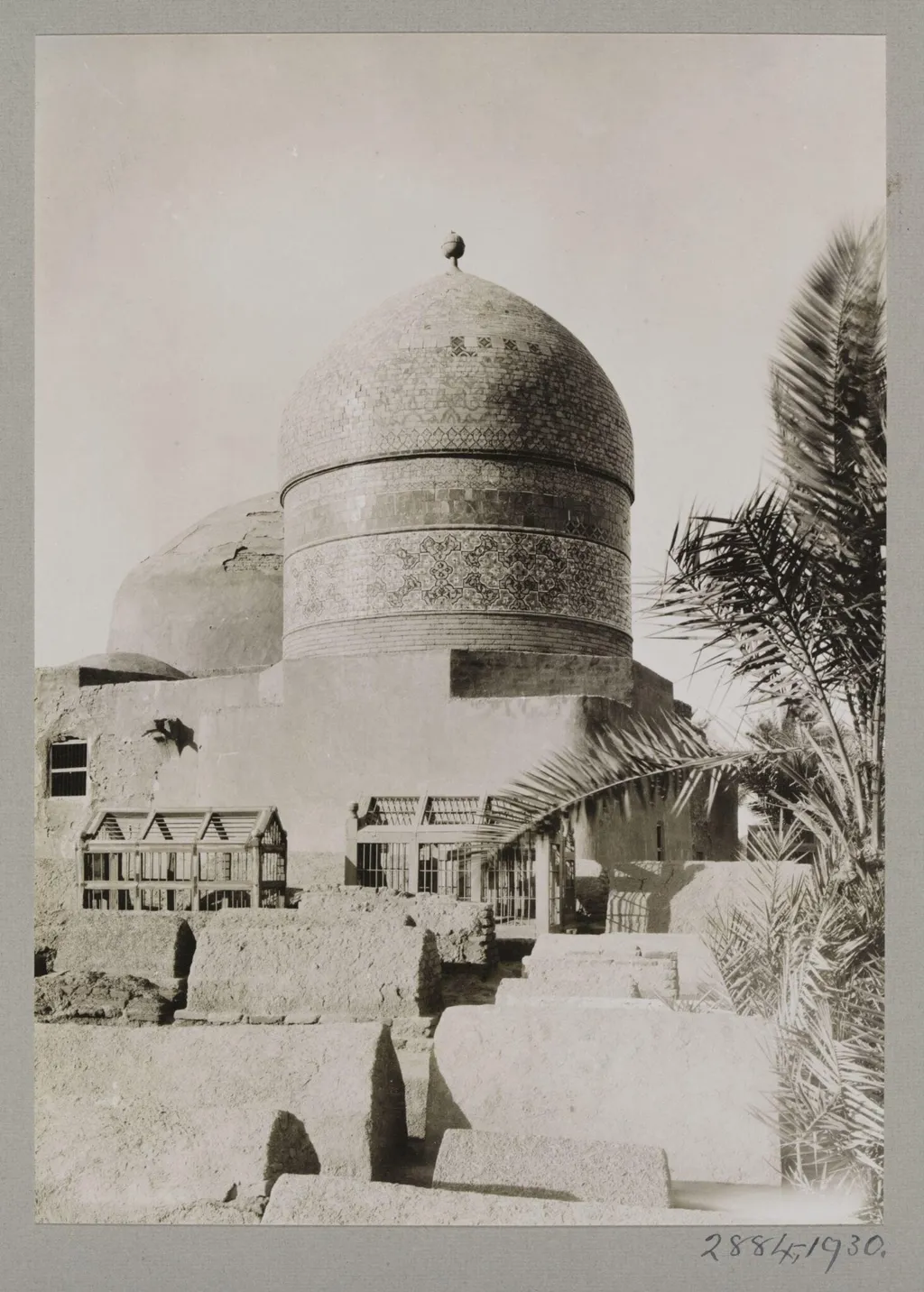Mausoleum of Shaykh Ma'ruf al-Kharki, Baghdad, by K.A.C. Creswell, photographic, 1934