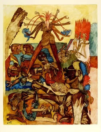 Chinnamasta, by K. G. Subramanyan