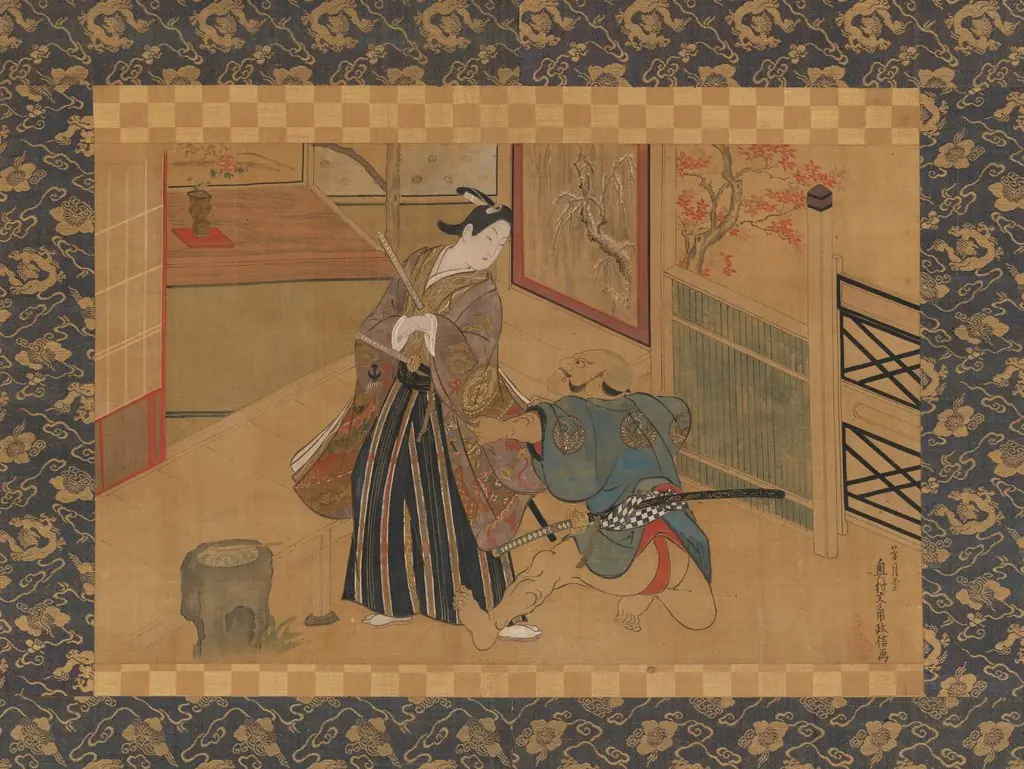 Kabuki Play Kusazuribiki from the Tales of Soga (Soga monogatari)