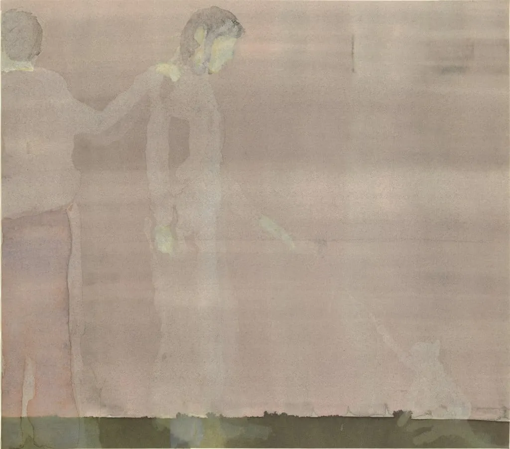 Untitled, by Kai Althoff, watercolor, 2000