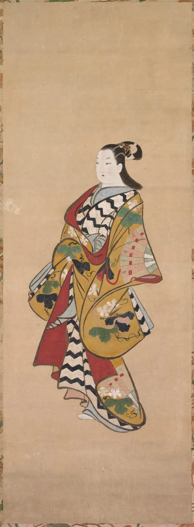 Courtesan, by Kaigetsudō, unspecified, 1704