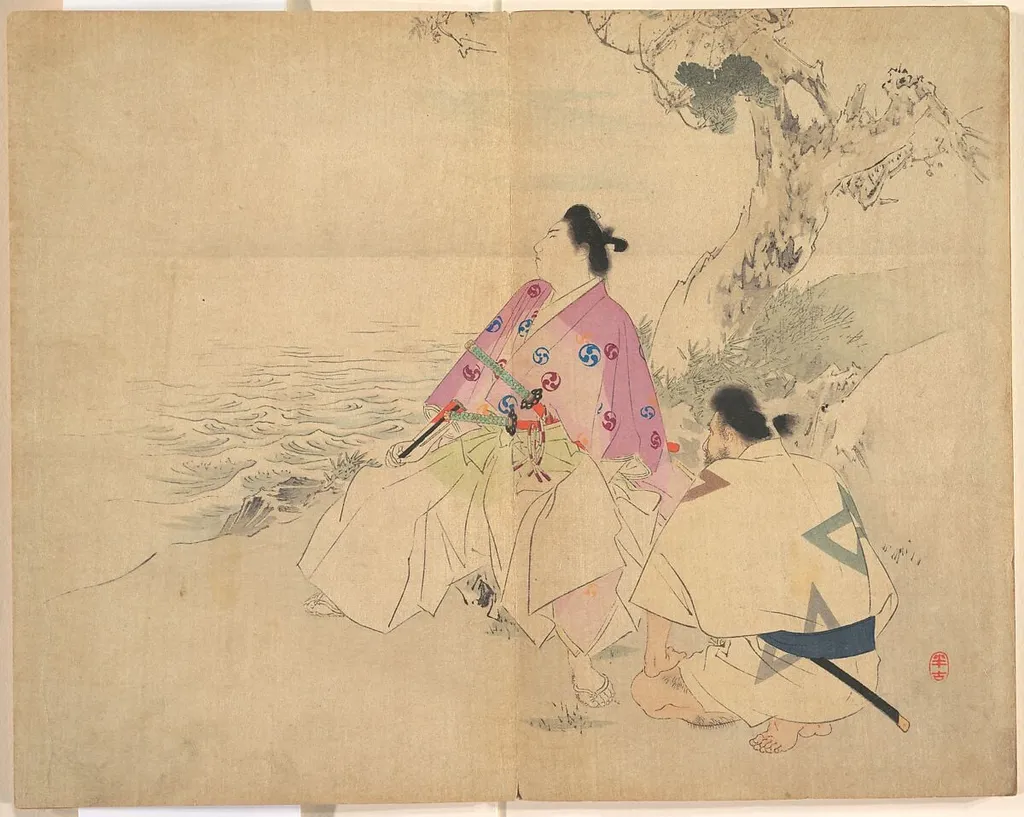 Untitled, by Kajita Hanko, ink, 1894