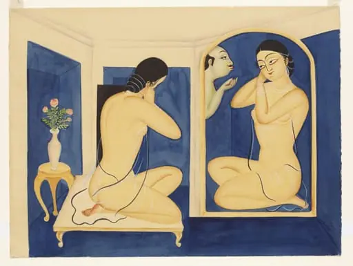 Sneaking into the mirror, by Kalam Patua