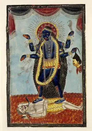Kali and Shiva