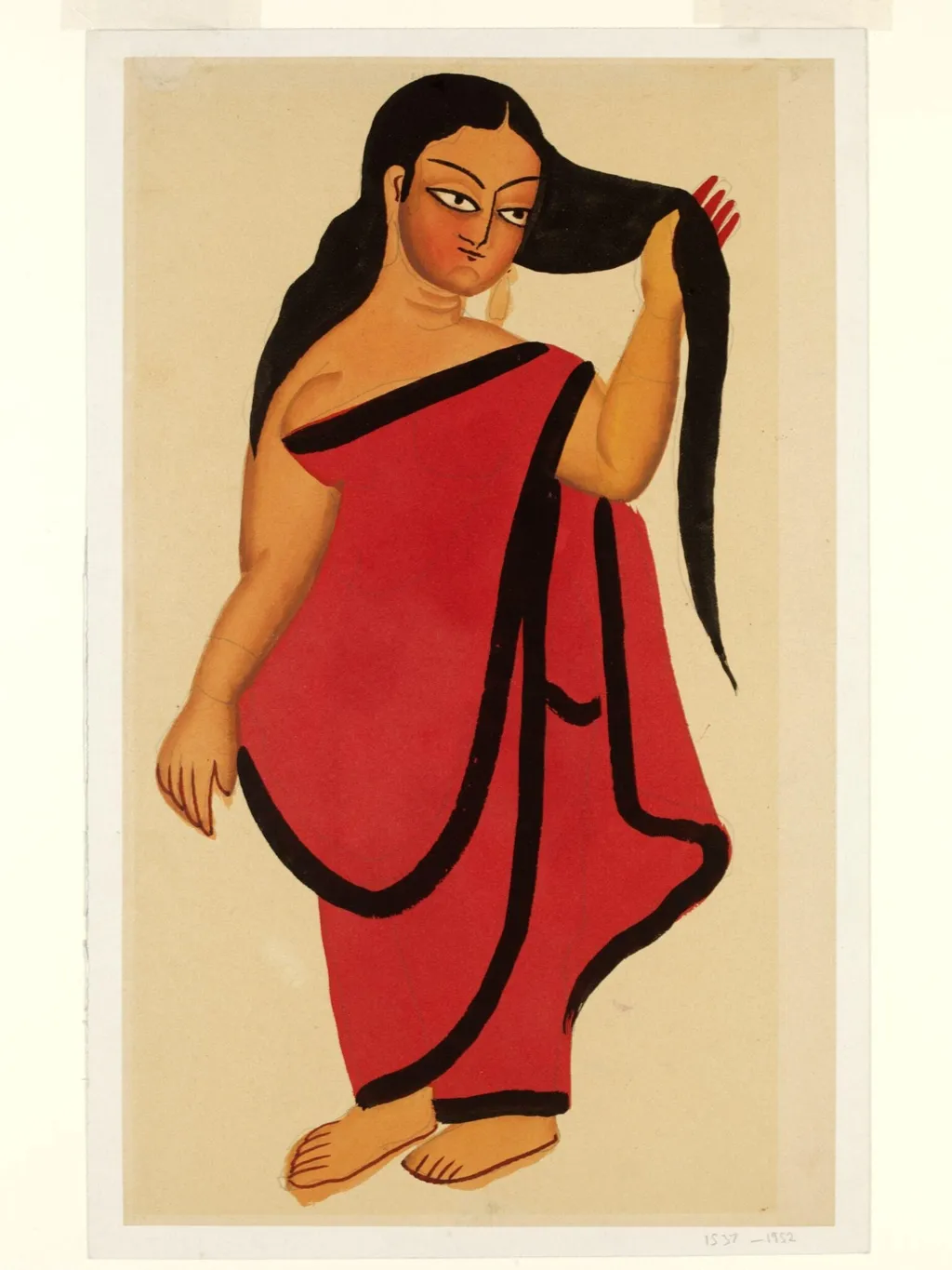 Untitled, by Kali Charan Ghosh, paint, 1900