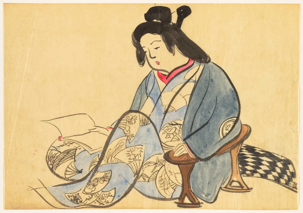 Flowers of a Hundred Worlds (Momoyogusa): Idleness (Tsurezure), by Kamisaka Sekka, 1909