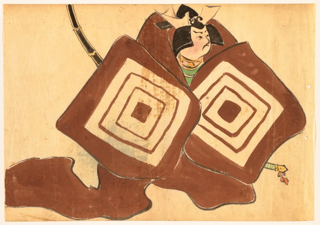 Flowers of a Hundred Worlds (Momoyogusa): Shibaraku (Shibaraku), by Kamisaka Sekka, 1909