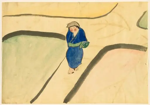 Flowers of a Hundred Worlds (Momoyogusa): Spring Field (Haru no tanomo), by Kamisaka Sekka