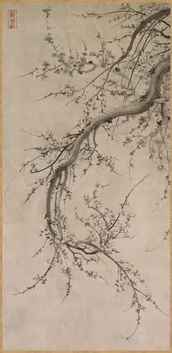 Prunus, by Kano Einō