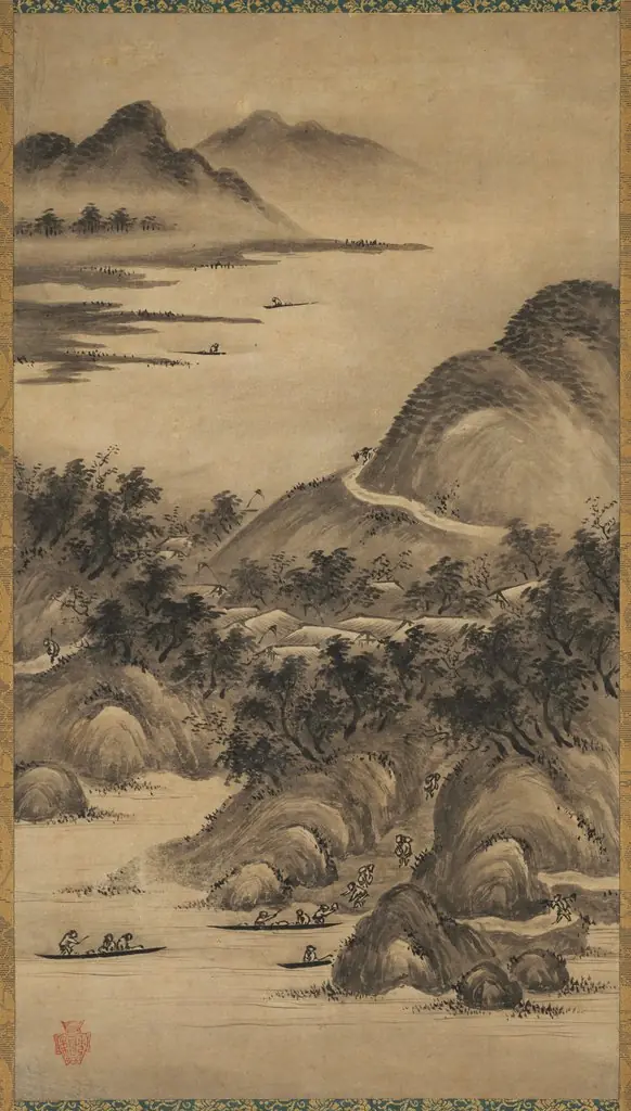 Seasonal Landscapes, by Kanō Hideyori