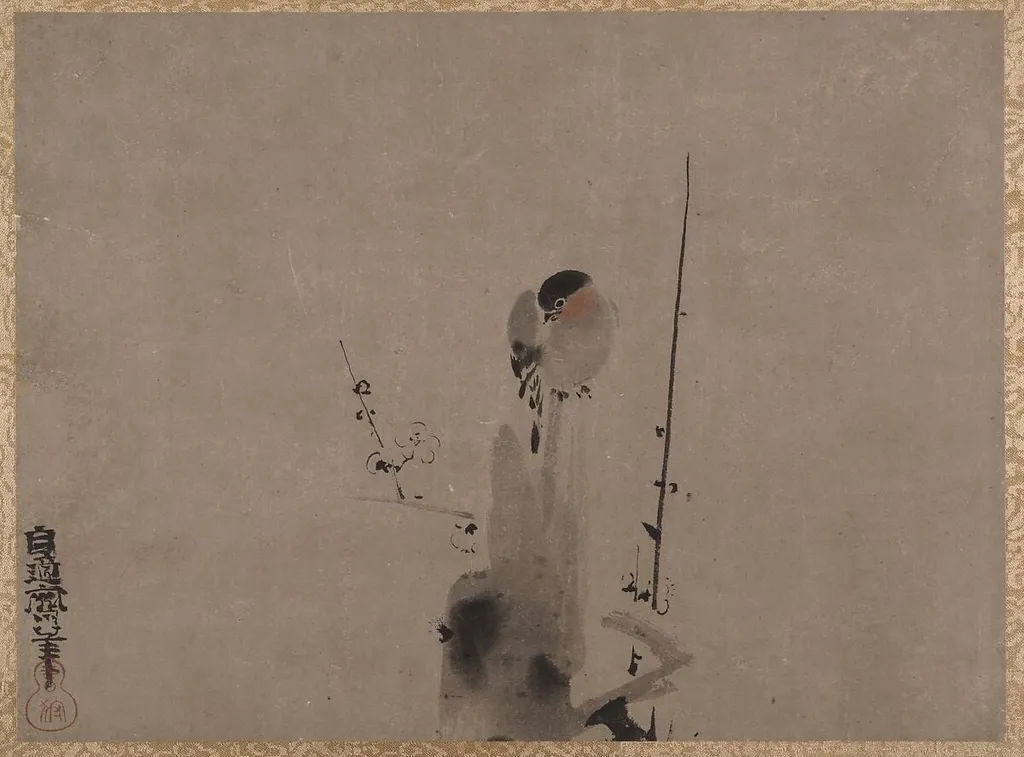 Untitled, by Kano Naonobu, ink, 1628