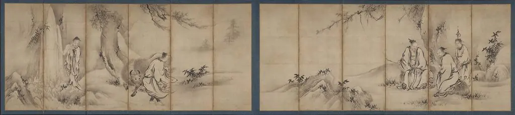 Chinese Sages, by Kanō Sanraku