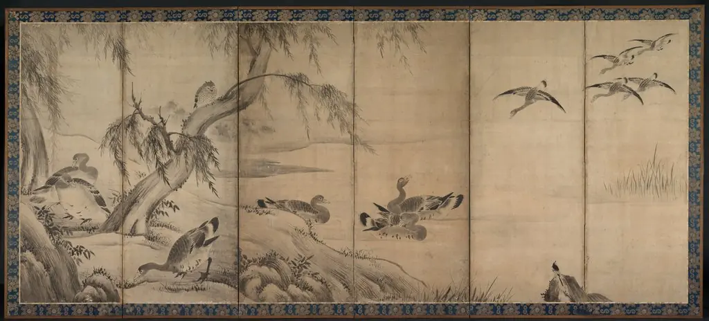 Wild Geese, by Kanō Sanraku