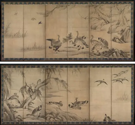 Wild Geese, by Kanō Sanraku