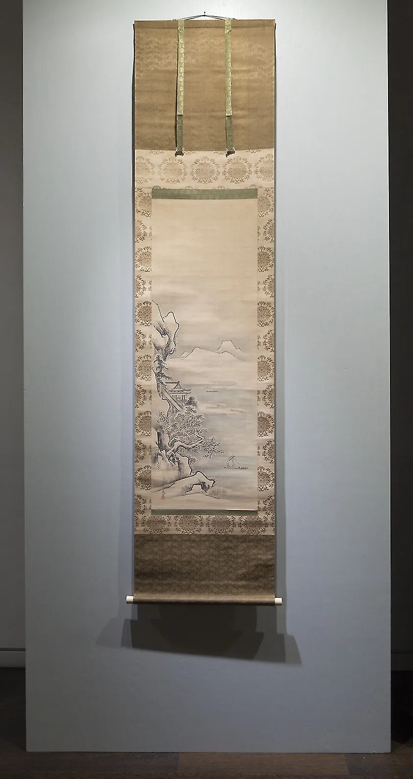 Fei Jiang-fang with a Crane, by Kano Shigenobu, ink, 1674