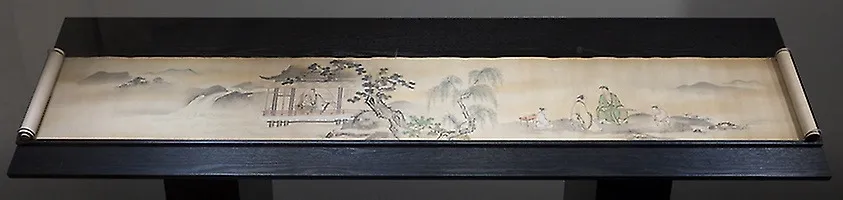 The Four Accomplishments, by Kano Shigenobu, ink, 1700
