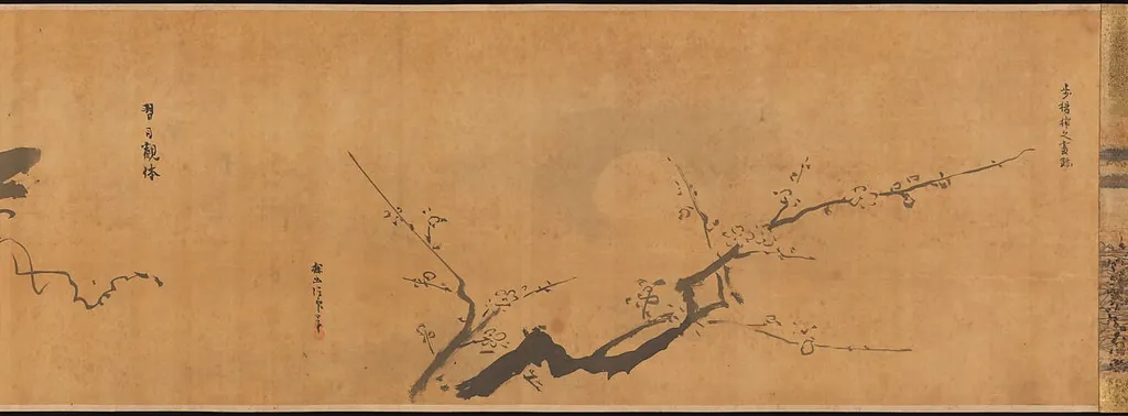 狩野探幽筆 『画苑』|Famous Themes for Painting Study Known as “The Garden of Painting” (Gaen), by Kano Tan'yū, ink, 1670