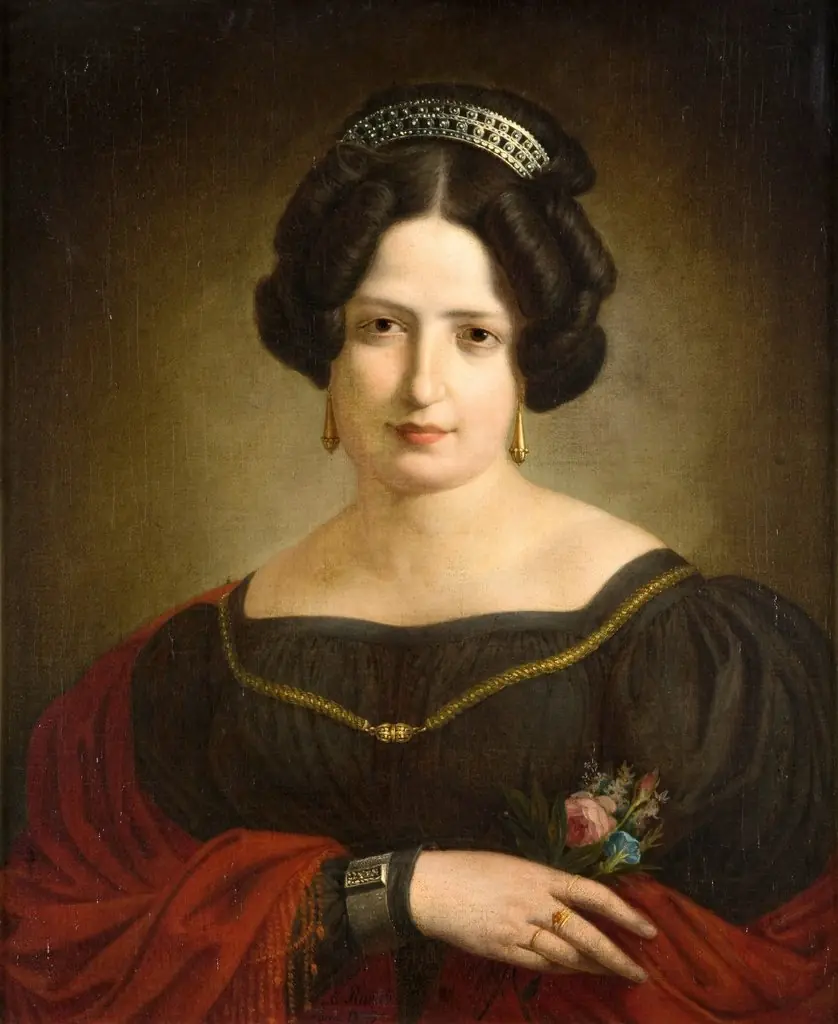 Portrait of Wife Antonina, by Kanuty Rusiecki