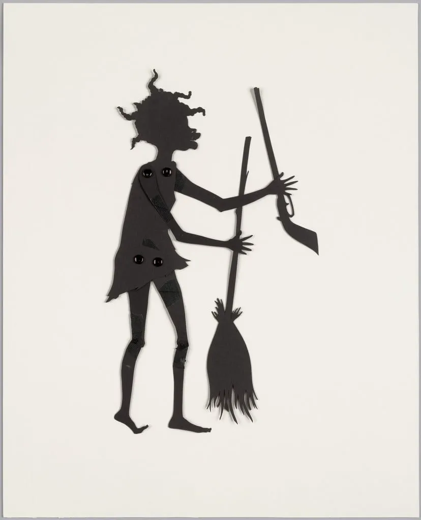 Untitled, by Kara Walker, graphite, 2004