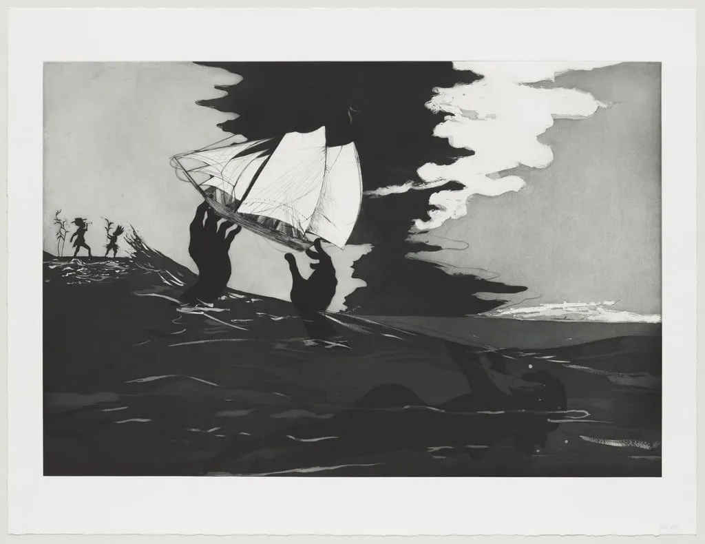 Untitled, by Kara Walker, ink, 2010