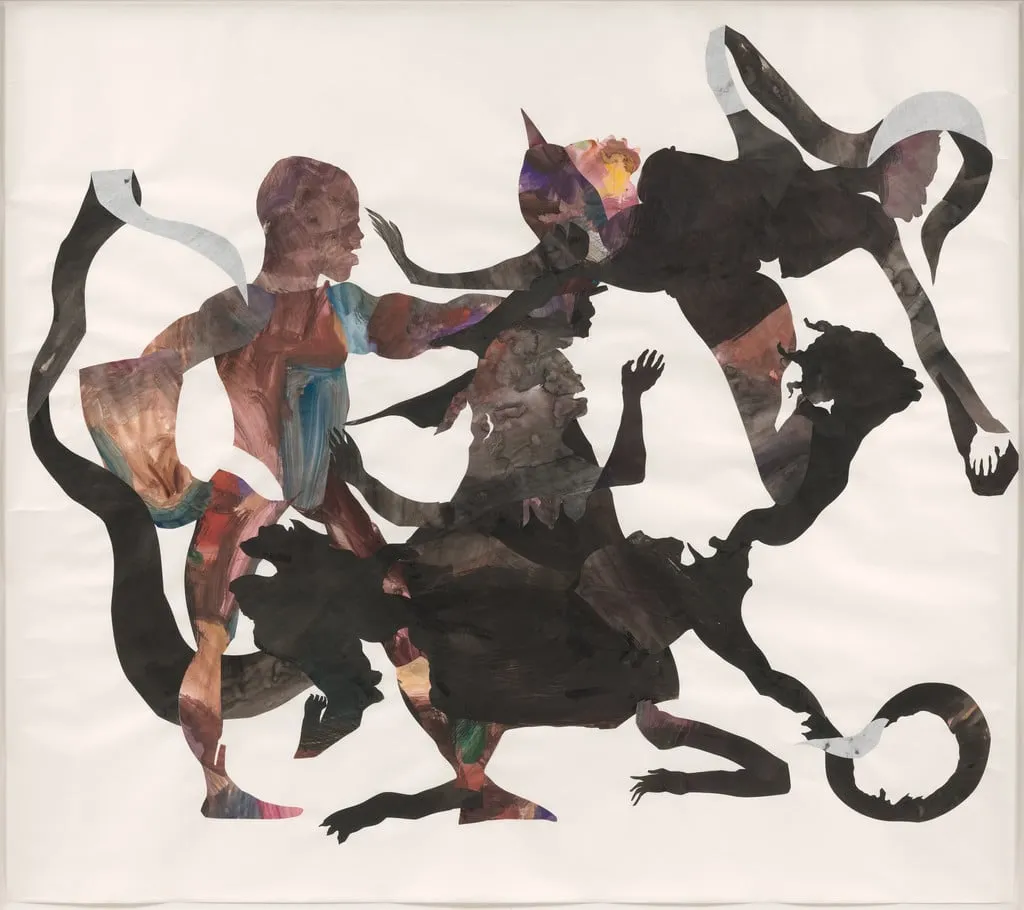 Untitled, by Kara Walker, watercolor, 2024