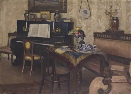 Interior. Still life., by Karapet Chirakhyan