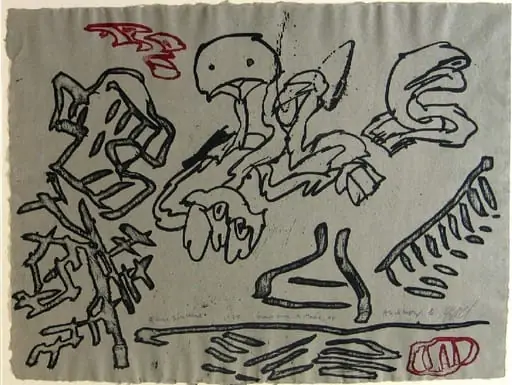 Untitled, by Karel Appel Pierre Alechinsky