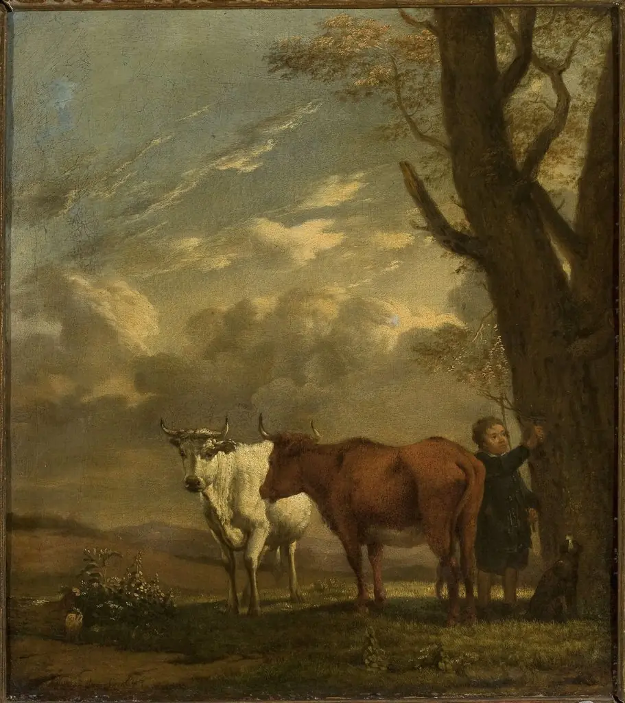 Cowherd, by Karel Dujardin