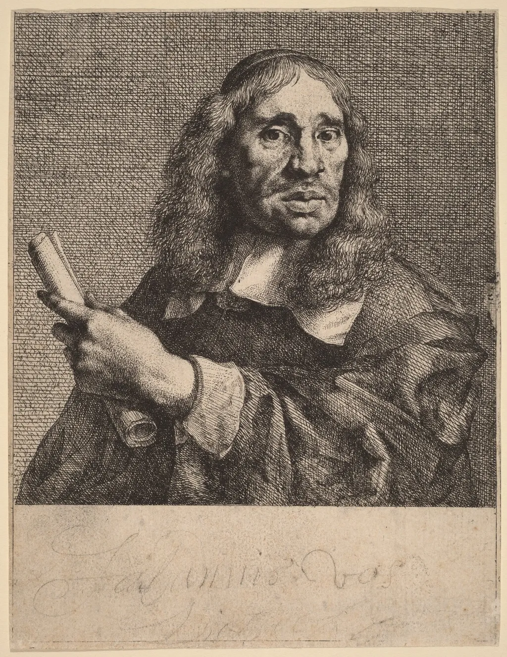 Jan de Vos, by Karel Dujardin, ink, 1657
