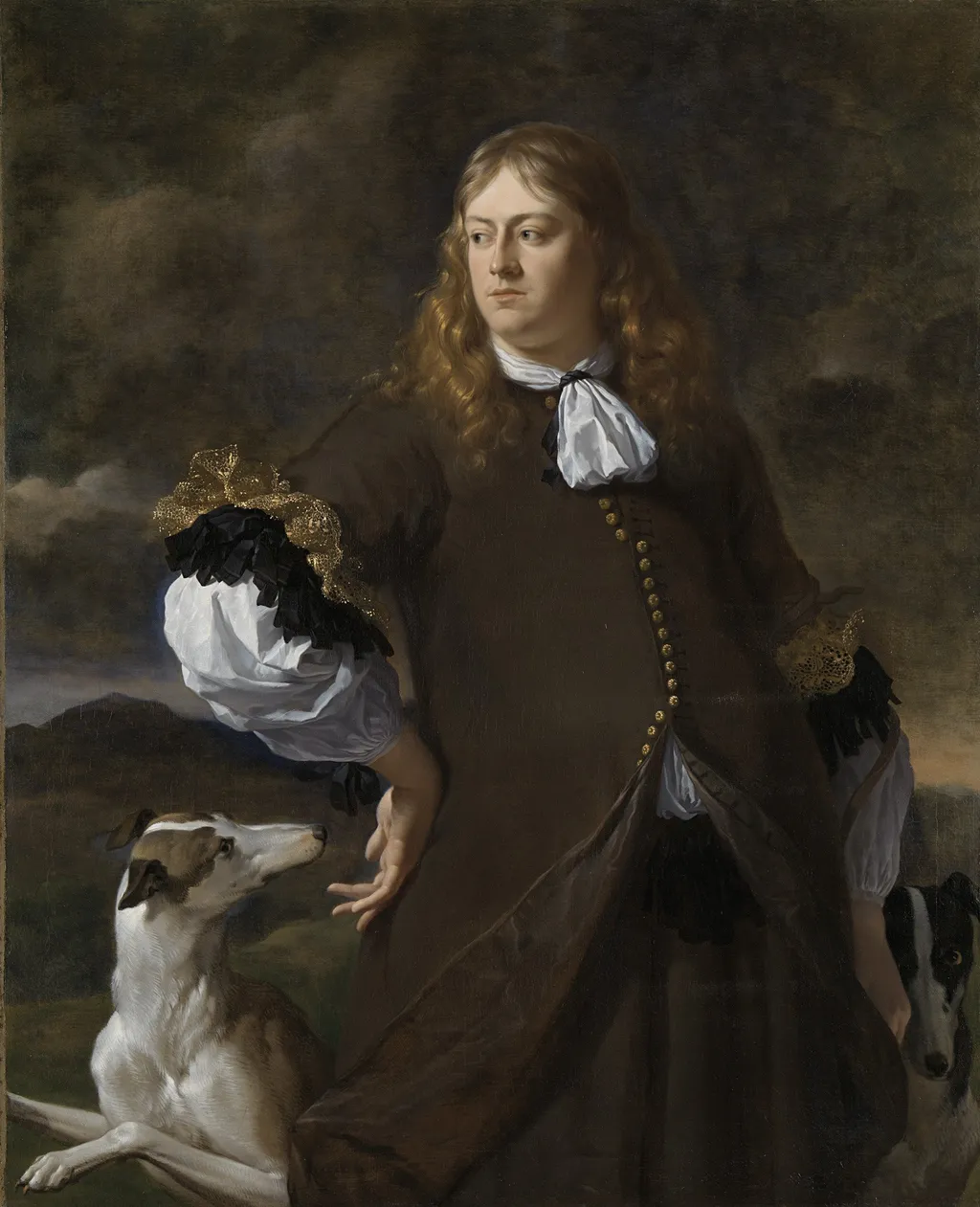 Joan Reynst (1636-1695), lord of Drakestein and the Vuursche. Captain of the Amsterdam militia in 1672, by Karel Dujardin, oil, 1670