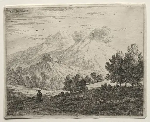 The Four Mountains, by Karel Dujardin