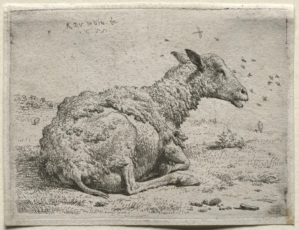 The Sheep and the Flies, by Karel Dujardin, 1655