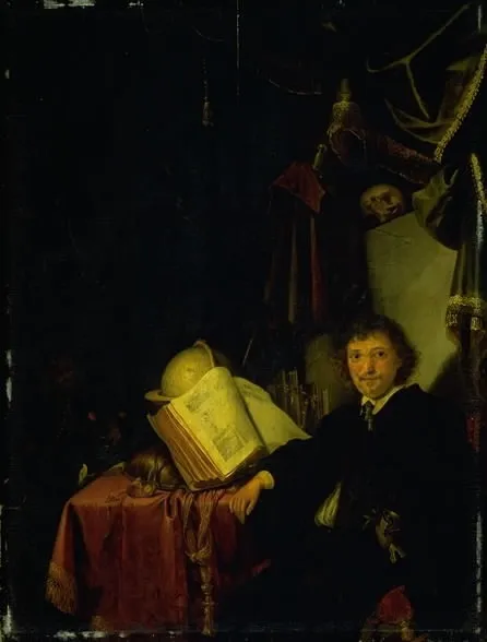 Portrait of a Man in an Interior, by Karel Slabbaert, unspecified, 1644