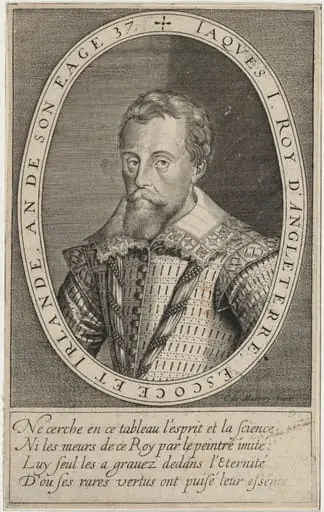 James I, by Karel van Mallery