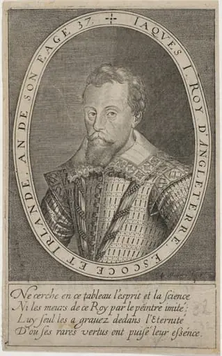 James I, by Karel van Mallery