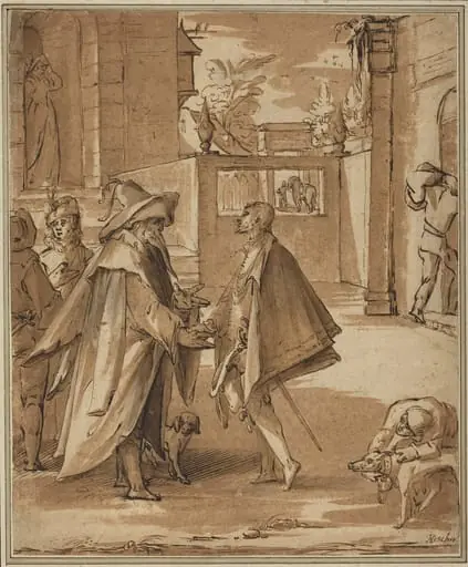The Departure of the Prodigal Son, by Karel van Mander I