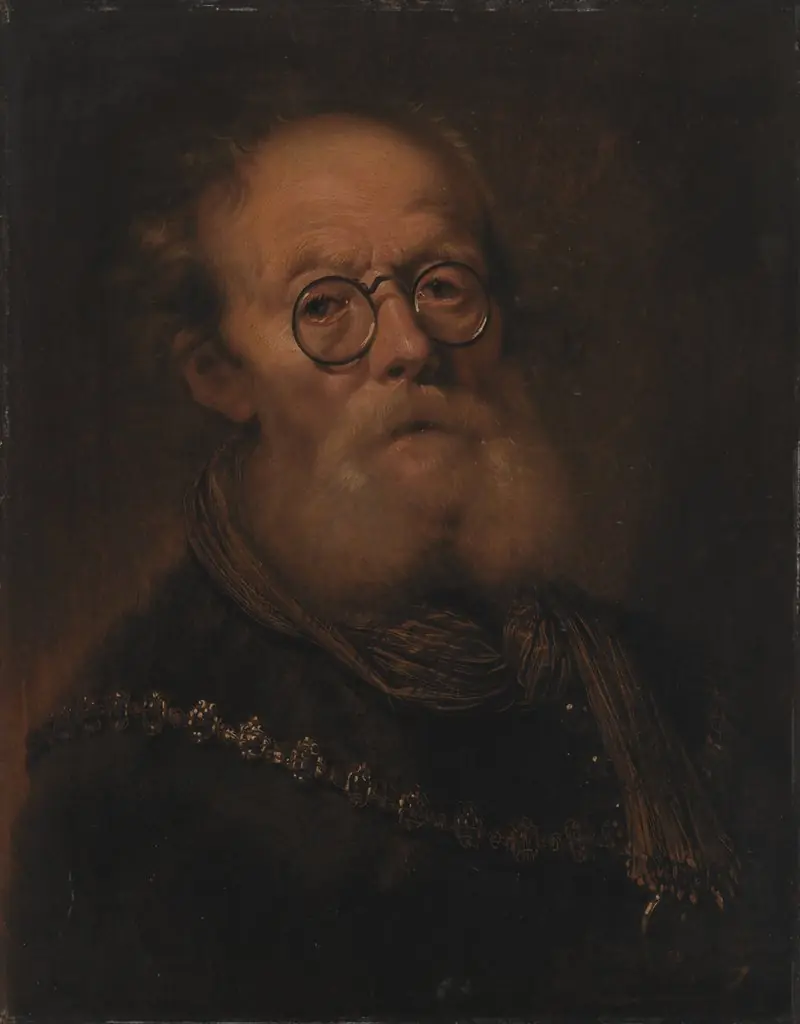 En gammel mand. Allegorisk fremstilling af synet, by Karel van Mander III