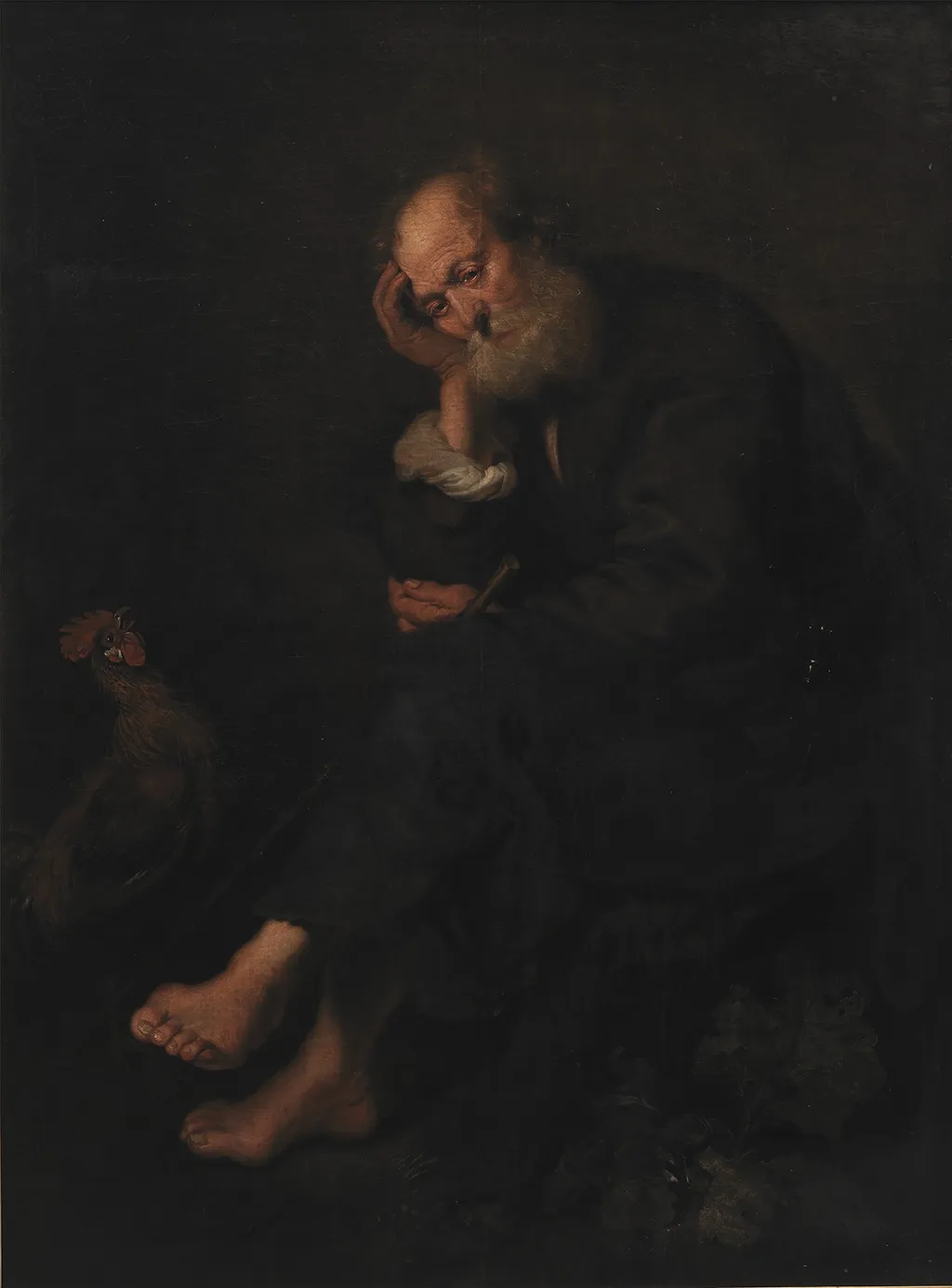 St Peter Repentant, by Karel van Mander III, oil, 1647