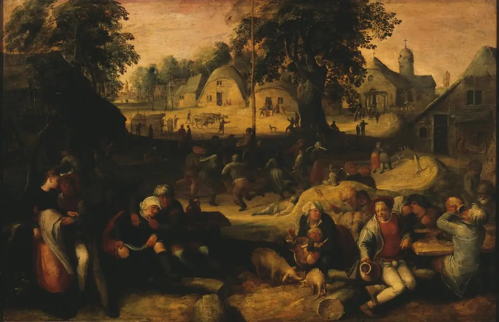 Rural Feast (Kermess), by Karel van Mander the Elder