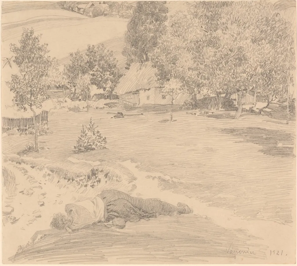 Vapenice, by Karel Vitezslav Masek, graphite, 1921