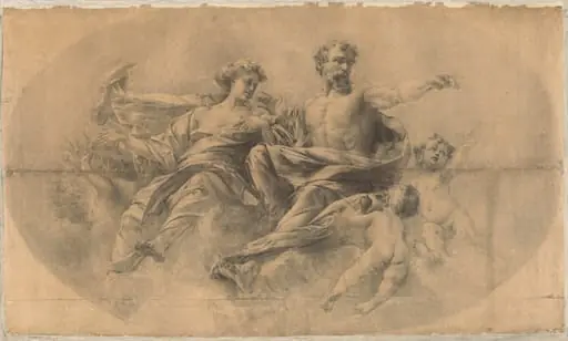 Zeus and Hera, by Karel Vitezslav Masek