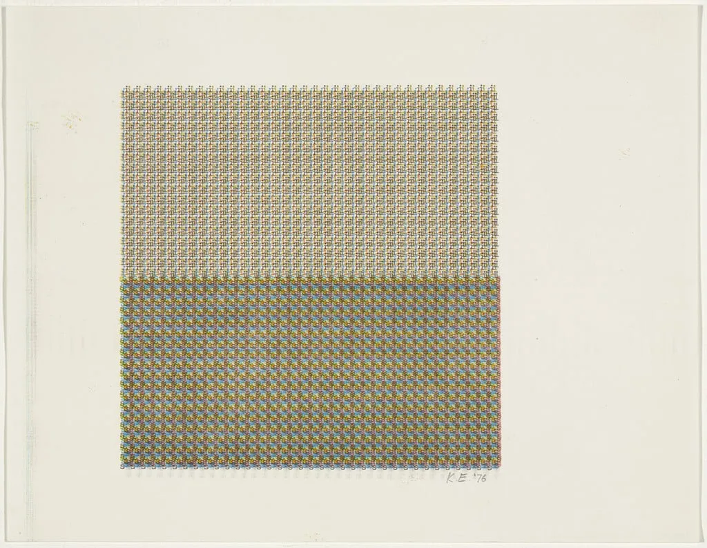 Untitled, by Karen Eubel, ink, 1976