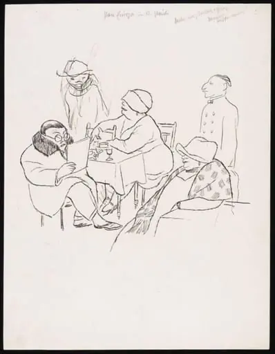 Pan Europa in St. Pauli, by Karl Arnold