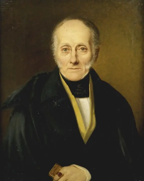 Portrait of Professor Lorenz Ferdinand Ewers, by Karl August Senff