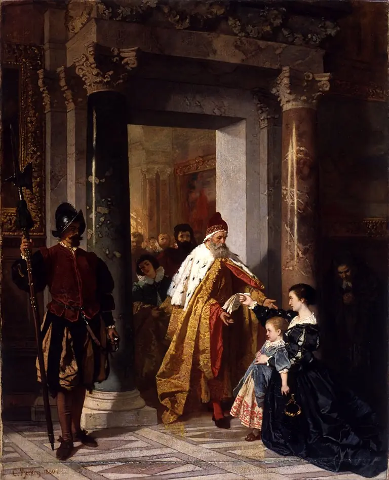 The Petition to the Doge, by Karl Becker